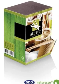 Agitateur Café en Bois Naturel 11,4 cm - SDG Lot de 10 000
