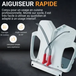 AIGUISEUR RAPIDE AVEC SOCLE INOX-L2G
