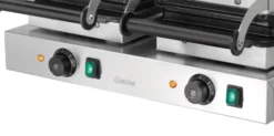 Appareil à Gaufre Double Bruxelles - 60 x 100 mm - (H)32 mm - Bartscher