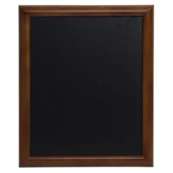 Ardoise bois, Universelle - finition laqué - kit d'accroche murale inclus - 60x80cm - Securit