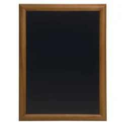 Ardoise bois, Universelle - finition laqué - kit d'accroche murale inclus - 70x90cm - Securit