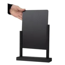 Ardoise de Table Élégante Noire A4 - Olympia