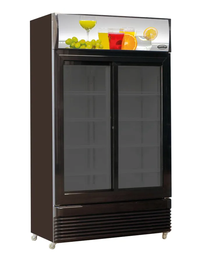 Armoire à Boisson Décorée 780 L - Portes Coulissantes - Combisteel