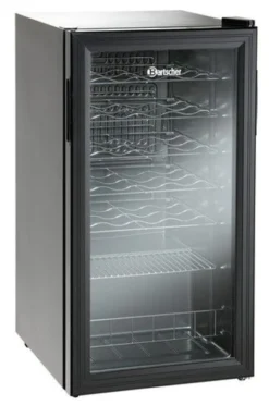 Armoire à Boissons Noire 88 L - 28 Bouteilles - Bartscher
