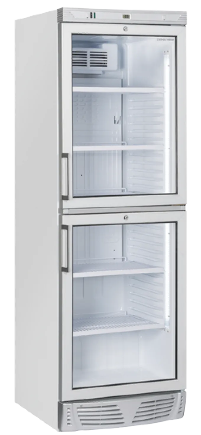 Armoire à Boissons Pro Porte Vitrée à 2 Battants - 350 Litres - Cool Head