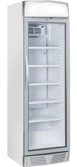 Armoire à Boissons Réfrigérée TKG 388C Vitrée avec Panneau Publicitaire - 350 Litres - Cool Head