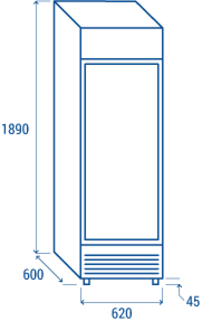 Armoire à Boissons Réfrigérée Vitrée avec Bandeau - 350 Litres - Cool Head