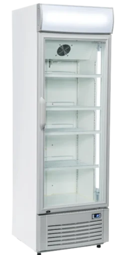 Armoire à Boissons Réfrigérée Vitrée avec Bandeau - 350 Litres - Cool Head