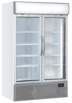 Armoire à Boissons Réfrigérée Vitrée 1082 L - 2 Portes Battantes - Cool Head