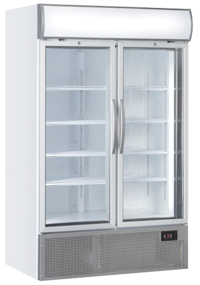 Armoire à Boissons Réfrigérée Vitrée 1082 L - 2 Portes Battantes - Cool Head
