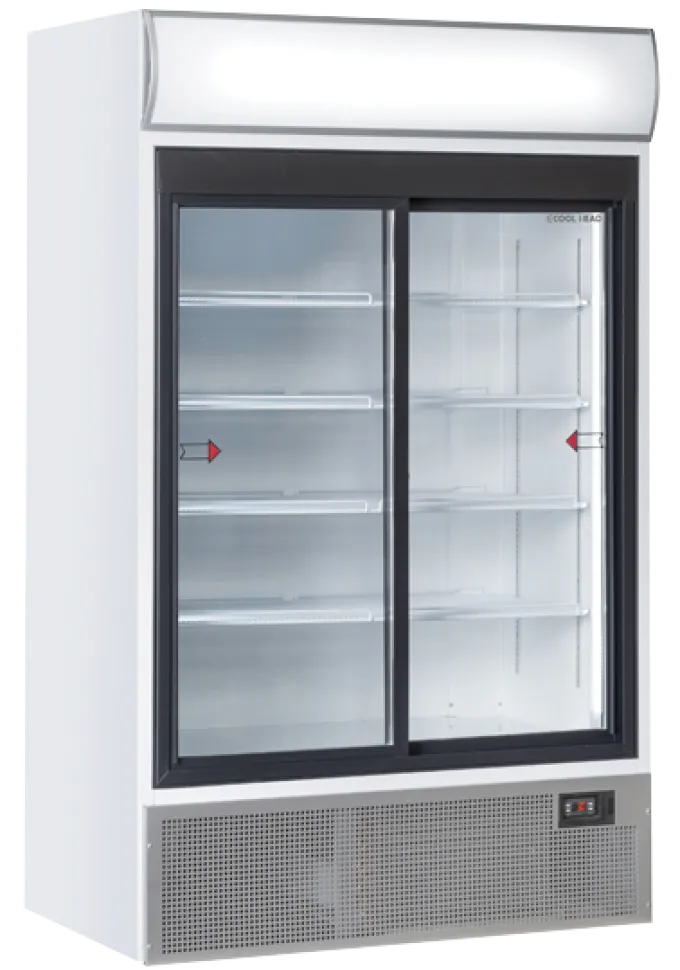 Armoire à Boissons Réfrigérée Vitrée 967 L - 2 Portes Coulissantes - Cool Head