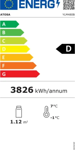 Armoire à Boisson Vitrée - 480 Litres - Atosa