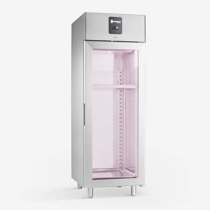 Armoire de Maturation et Affinage à Viande avec Barre d'Accroche 630 L Porte Vitrée - Deluxe Meat - Samaref