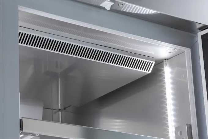 Armoire de Maturation et Affinage à Viande avec Barre d'Accroche 630 L Porte Vitrée - Deluxe Meat - Samaref