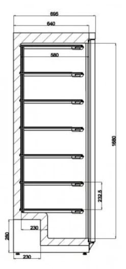 Armoire négative Professionnelle 555 Litres - Blanc - Combisteel