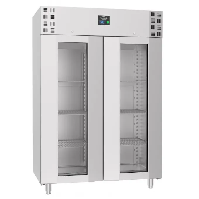 Armoire négative - Vitrée inox 1400 litres - Combisteel