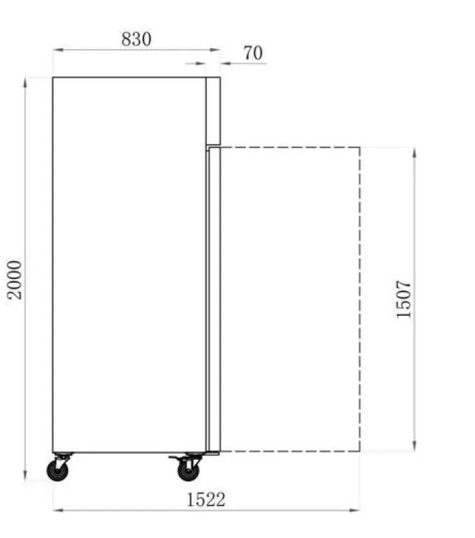 Armoire Positive 700 L - Série Star GN 2/1 - AFI Collin Lucy