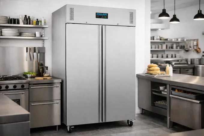 Armoire Positive 2 Portes Froid Ventilé - 1300 L - Polar