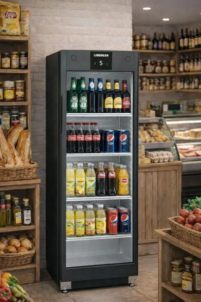 Armoire positive professionnelle noir 327 litres - Liebherr