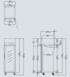 Armoire Professionnelle Vitré 410 Litres - Atosa