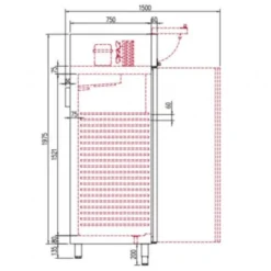 Armoire Pâtissière Positive - 1 Porte Pleine - 645 L - Coreco