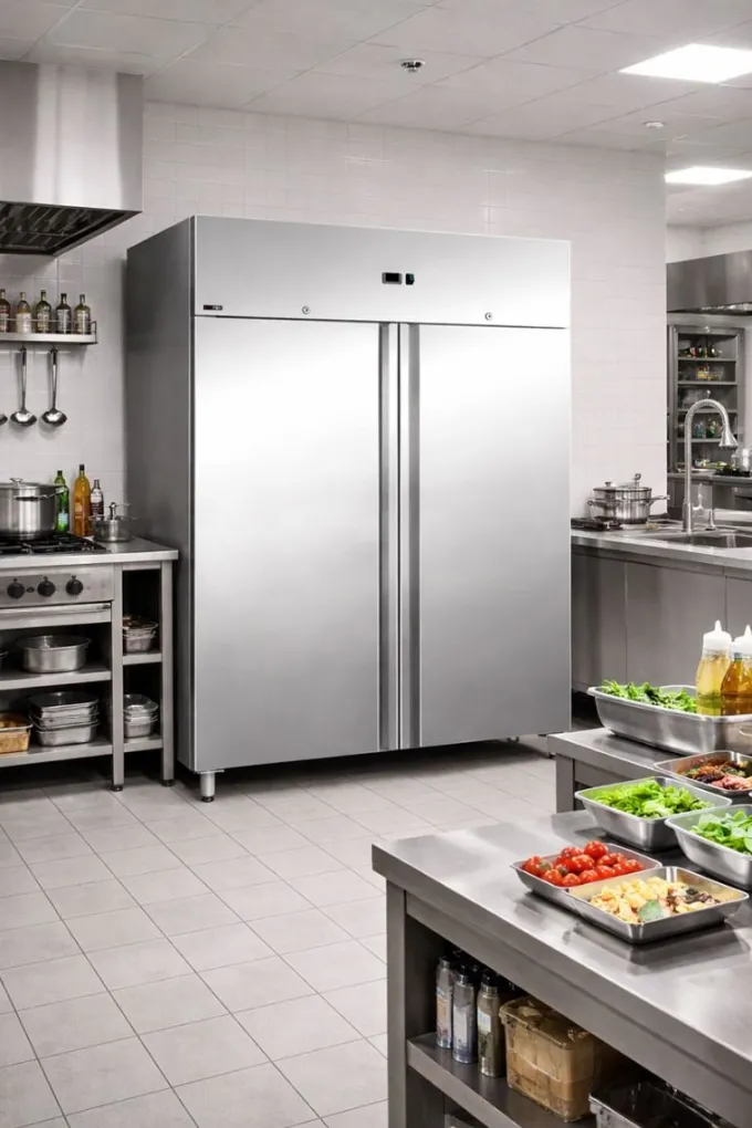 Armoire réfrigérée Inox froid positif 900 litres snack - Redfox