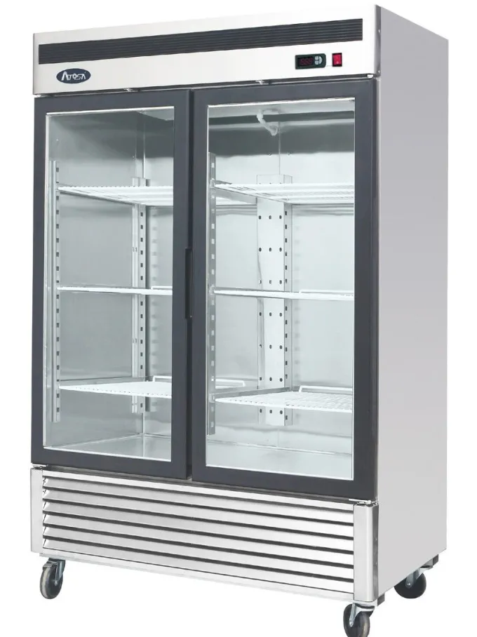Armoire réfrigérée 1300 Litres - Négative vitrée - Atosa