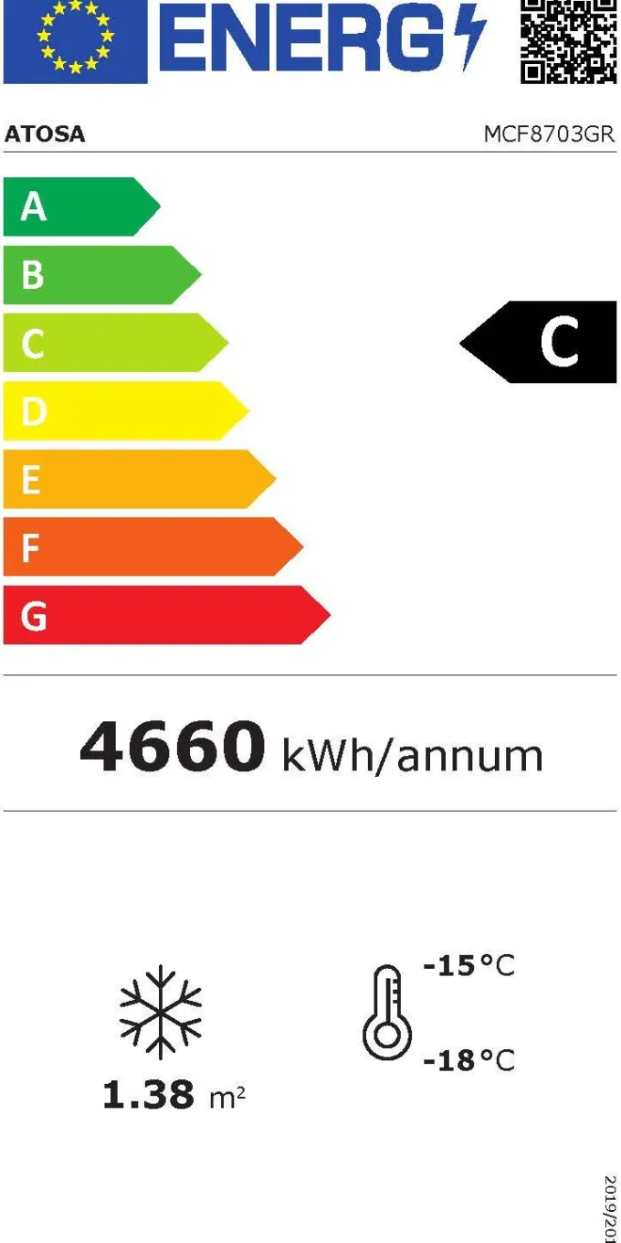Armoire réfrigérée 1300 Litres - Négative vitrée - Atosa