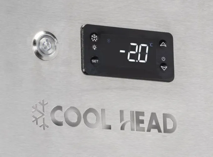 Armoire réfrigérée négative GN 2/1 Porte Vitrée - Cool head