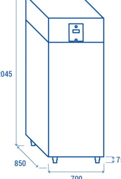 Armoire réfrigérée positive GN2/1 - Coolhead