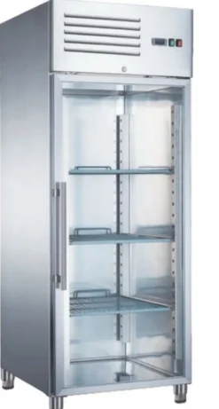 Armoire Réfrigérée Positive Inox GN 2/1 Porte Vitrée - 650 L - Furnotel