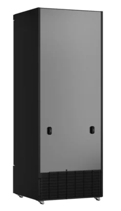 Armoire Réfrigérée Positive Noire Porte en Verre - 600 L - Combisteel