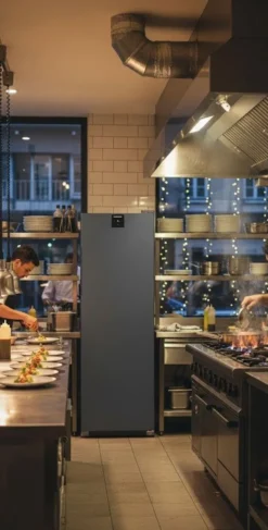 Armoire réfrigérée positive noir 327 litres - Liebherr