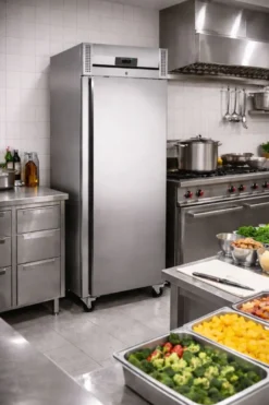 Armoire Réfrigérée Positive 1 Porte en Acier Inoxydable 408 L - Tefcold
