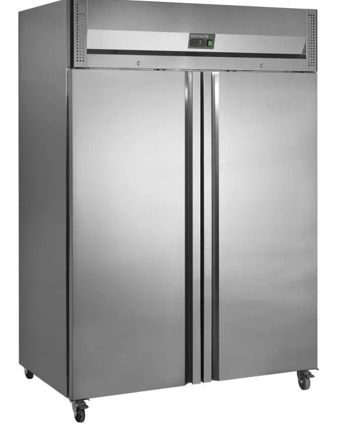 Armoire Réfrigérée Positive 2 Portes Acier Inoxydable 954 L - Tefcold