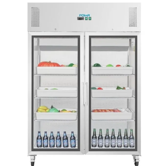 Armoire réfrigérée positive 2 portes 1200 litres - Polar