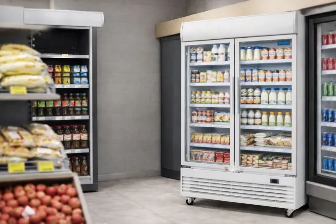 Armoire Réfrigérée Positive 2 Portes Vitrées 950 litres - Polar