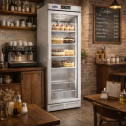 Armoire Réfrigérée Positive Vitrée 380 L Blanche - Atosa