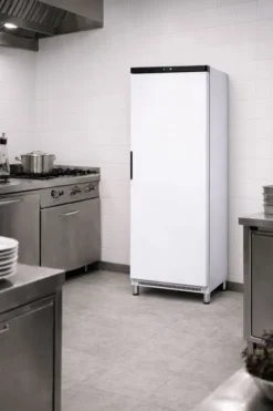 Armoire Réfrigérée Professionnelle Positive Laquée Blanche - 570 L - Furnotel