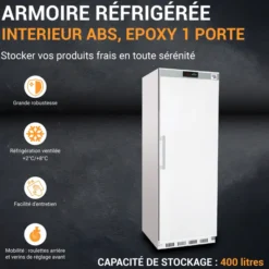 Armoire Réfrigérée Professionnelle Blanche L2G