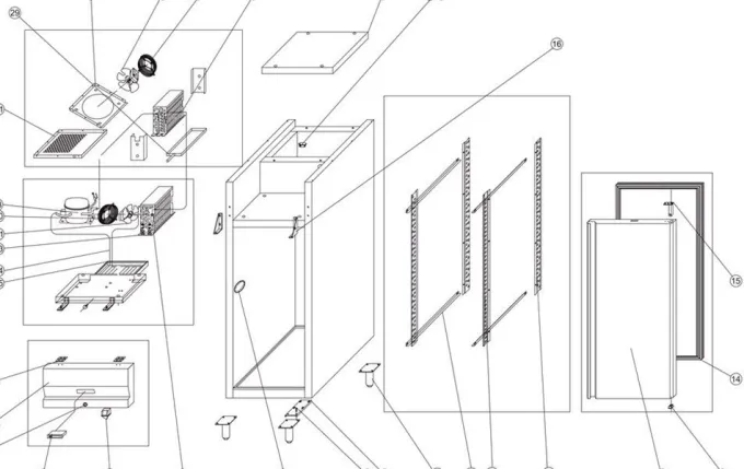 Armoire Réfrigérée à Pâtisserie BK850 - TEFCOLD