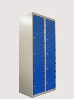 Armoire Vestiaire 2 Colonnes 10 Casiers - L 2x400
