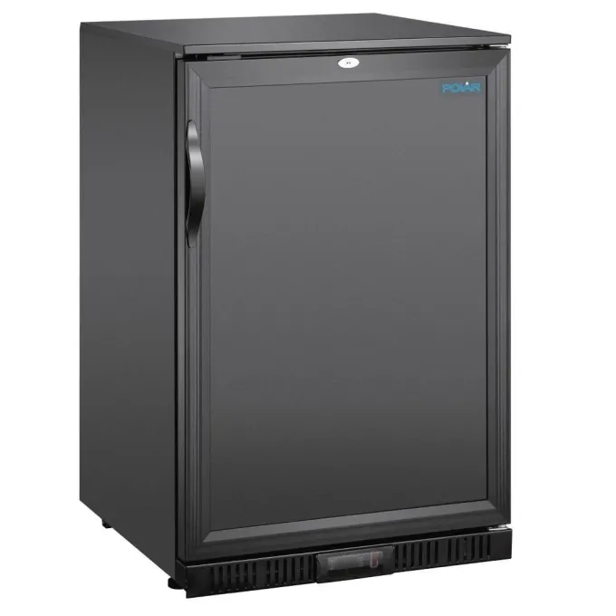 Arrière Bar Professionnel Porte Pleine Série G - 128 L - Polar