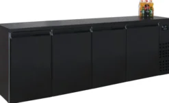 Arrière Bar Réfrigéré - 4 Portes - 680 L - Combisteel