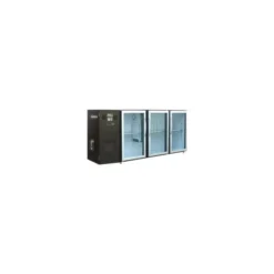 Arrière Bar Réfrigéré 3 Portes Vitrées avec Groupe Logé - 523 Litres - Unifrigor