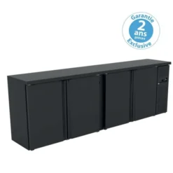 Arrière Bar Skinplate 698 litres - Groupe Logé - 4 Portes Pleines - Unifrigor