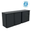 Arrière Bar Skinplate 536 litres - Groupe Logé - 3 Portes Pleines - Furnotel