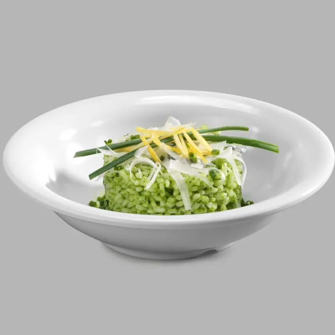 Assiette Creuse Mélamine Blanc Ø 19 cm - Pujadas