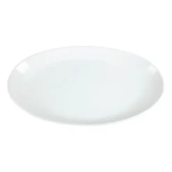 Assiette Creuse Ovale en Porcelaine Blanche 500 x 290 mm - Olympia