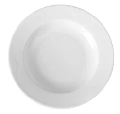 Assiette creuse porcelaine blanche simple Ø220 mm Lot de 12 - Hendi